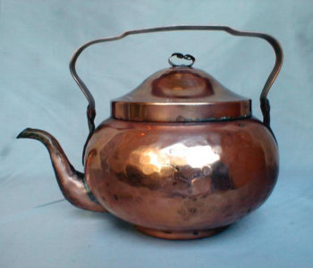 Hand Hammered Copper Samovar Tea Pot