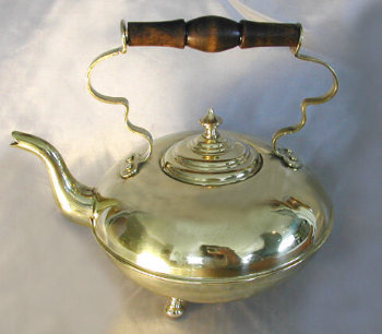Ovoid Brass Teapot