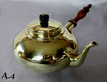 Beautiful Antique Brass Tea Pot