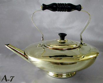 Antique Teapot of Compressed Ovoid Shape