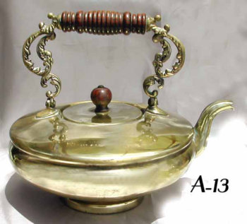 Antique Brass Tea Pot