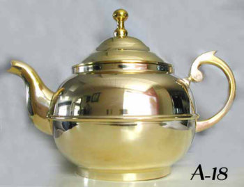 Polished Brass Samovar Teapot