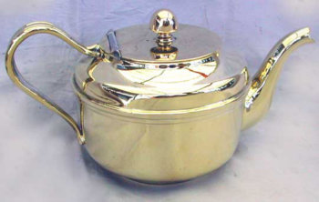 Brass Teapot From WWI USN