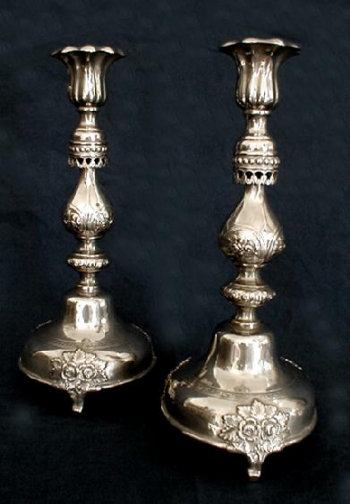 Polish Sabbath Candlesticks
