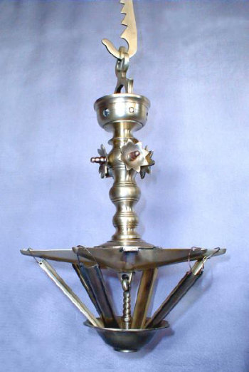 Judenstern-  Hanging Sabbath Lamp