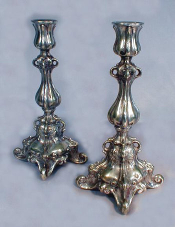 Pair of Sabbath Candlesticks