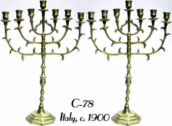 Rare Italian Candelabra