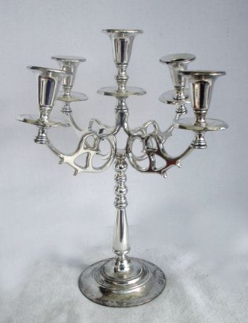 Five Light Sabbath Candelabrum