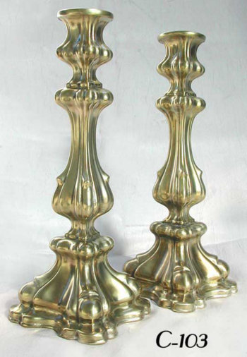 Polish Sabbath Candlesticks