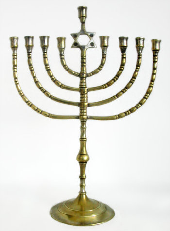 Antique Eastern European Menorah 