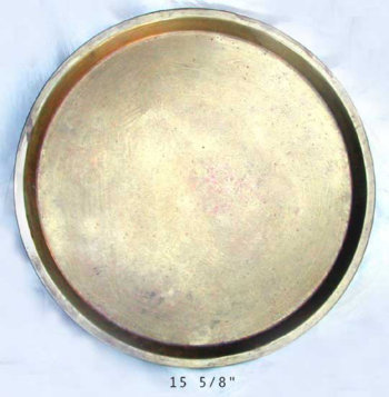Round Brass Samovar Tray