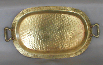 Antique Oval Samovar Tray