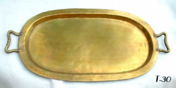 Antique Russian Hand Made Heavy Weight Tray