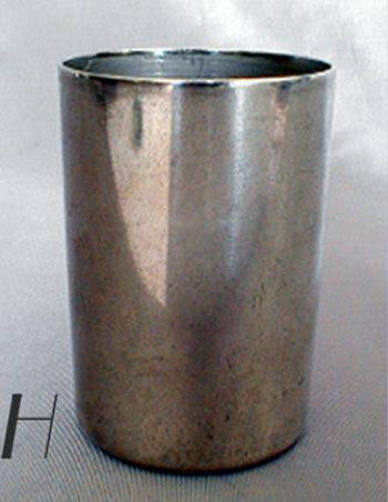 3 German Silver Beaker