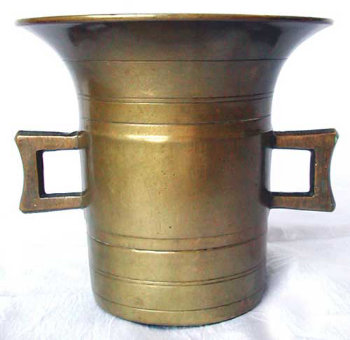 19th Century Bell Metal Mortar
