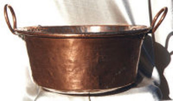 18th Century Hand Wrought Copper Pot
