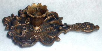 Ornate Brass Candleholder