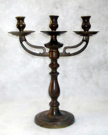 18th Century 3 Light Candelabra