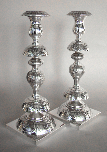 Fraget Petticoat Warsaw Sabbath Candlesticks