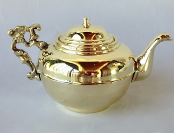 Antique Brass Teapot for Samovar