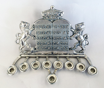 Antique Russian Empire Menorah 