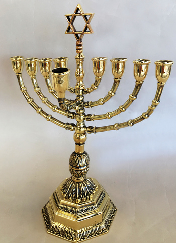 Antique Chanukah Menorah
