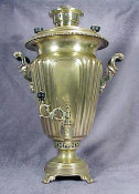 Majestic tall Antique Samovar