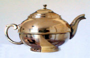 Beautiful Antique Brass Samovar Teapot