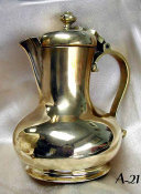 Rare Russian Pear Shaped Teapot