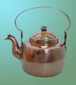 19th Century Russian Copper Kettle
