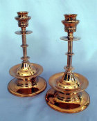 18th Century Bronze Candlesticks
