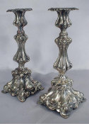 Pair of Sabbath Candlesticks by Jarra