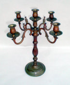 Early 19th Century Russian Five Light Sabbath Candelabrum