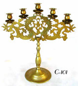 Five Light Chinese Candelabrum
