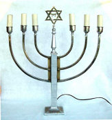 Vintage Mid Century Electric Menorah