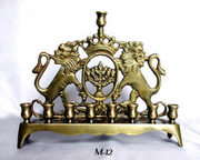 19th Century Eastern European Chanukah Menorah