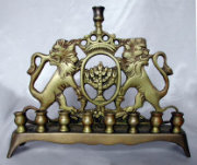 19th Century Eastern European Chanukah Menorah