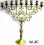 Grand 19th Century Chanukah Menorah