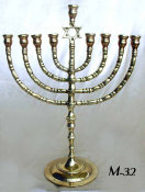 Antique Chanukah Menorah