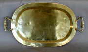 Oval Samovartray with Handles And Russian Seals