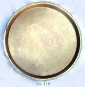 Round Brass Samovar Tray