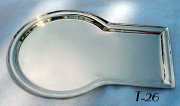 Antique Russian Keyhole Shaped Samovar Tray
