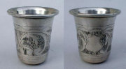 Heavyweight Antique Silver Beaker