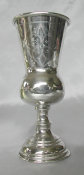 Russian Silver Kiddush Goblet