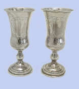 19th Century Silver Goblets