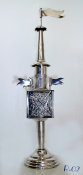 Austro-Hungarian Silver Spice Tower