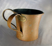 19th Century Hand Wrought Two Handled Copper Laver