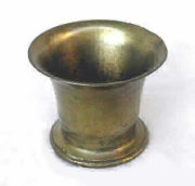 Large Heavyweight Brass or Bronze mortar