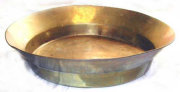 19th Century Antique Russian Brass Wedding Bowl