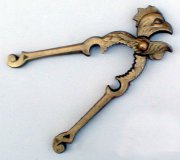 Cast Brass 19th Century Rare Russian Nutcracker